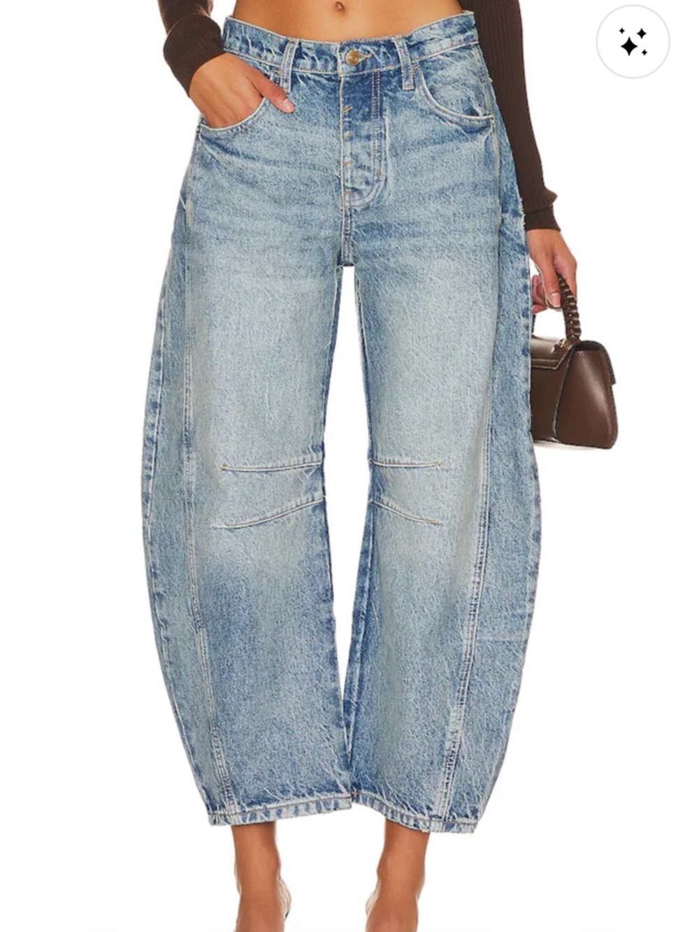 Free People x We The Free Barrel Jeans 28